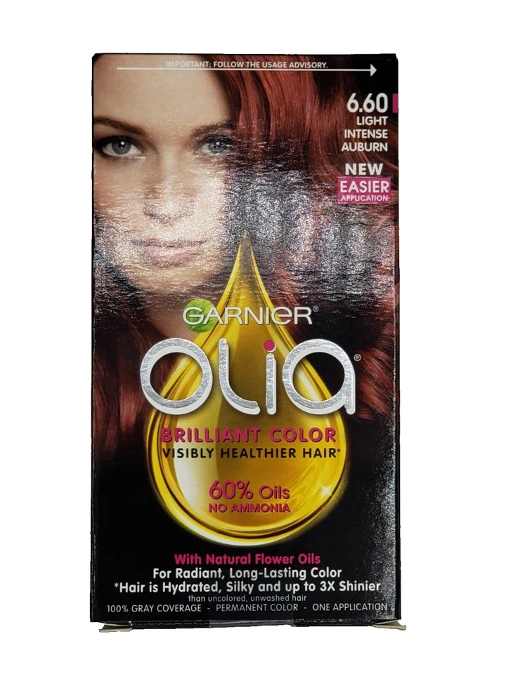 Новый Garnier Olia блестящий цвет 6,60 света интенсивный Auburn - Изображение 1 из 1