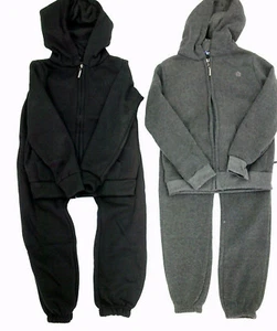 Kleinkind/Mädchen limitiert zu schwarz Kapuze Jacke & Jogginghose 2-teiliges Set Größen 4T - 6X - Bild 1 von 9