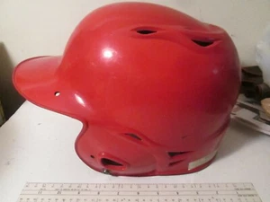 Casco de béisbol o softbol Wilson A5210 casco rojo talla L 7 3/8-7 1/2 muy bueno - Imagen 1 de 8