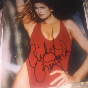 Cindy Crawford ECHTES handsigniertes handsigniertes handsigniertes Foto 8x10 - Bild 1 von 1