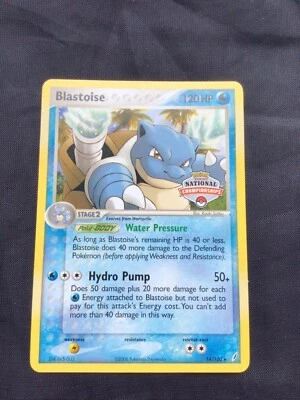 Pokemon Cards: National Championship Promo: Blastoise 14/100 - Image 1 of 4
