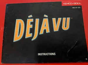 Deja Vu Instruction Manual Booklet Only NES Nintendo Entertainment System - Picture 1 of 2