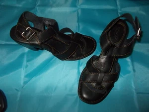 Sandalias de tacón negras Born nuevas sin caja - 7 - Imagen 1 de 4