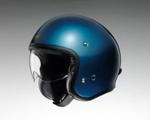 Shoei J.O Laguna Blue Motorcycle Helmet JO - Picture 1 of 5