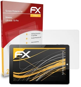 atFoliX 2x Screen Protection Film for Ninetec Ultratab 10 Pro matt&shockproof - Afbeelding 1 van 8