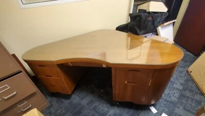 Escritorio ejecutivo de aviación Art Deco Fletcher de Frank Fletcher Foto 1 de 4