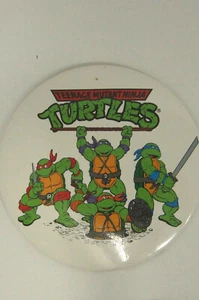 Teenage Ninja Turtle 6" Button Up 2011 Austin Troy MI 48083 TM & Mirage Studios - Picture 1 of 2