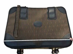 Vintage VTG Fendi Luggage Immaculate Condition Pequin Fendi Bag 24 Inches By 16