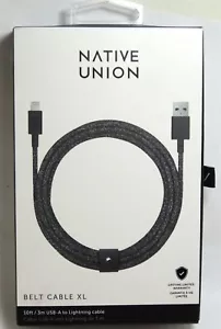 Câble Lightning vers USB Type A certifié MFi 10' Native Union, Cosmos - Photo 1 sur 2
