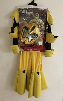 Kid's Holloween Costume Transformers Bumble Bee with Mask 4-6 yrs old  - Image 1 of 4