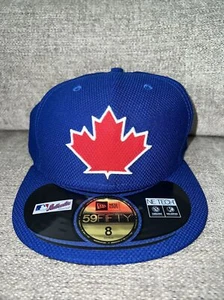 Toronto Blue Jays New Era 59FIFTY NE tech Fitted Hat - Royal Sz 8 - Picture 1 of 6