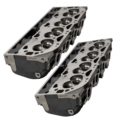 Culata desnuda 2 piezas para GM Chevy 7,4 L 454 Cu. In. Puerto ovalado V8 1996-2000 Foto 1 de 4