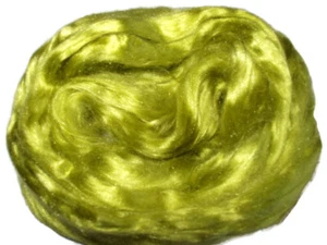 Mulberry or tussah silk roving for spinning felting fiber doll hair 0.5oz/15g - Picture 1 of 23