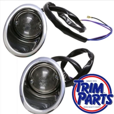 Juego de 2 pares de luces giratorias Corvette Parking Park 1958-1962 hechas en Estados Unidos izquierda + derecha nuevas Foto 1 de 4