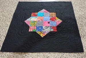 Trapuntino quadrato trapuntato patchwork patchwork hot pad decorazione casa bambola trapunta - Foto 1 di 5