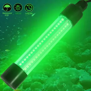 126 LED GREEN UNDERWATER NIGHT FISHING LIGHT crappie ice squid boat 12V - Picture 1 of 15