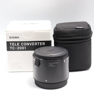 [Top MINT w/Case] Sigma Teleconverter TC-2001 For Canon From JAPAN #J-240572 - Picture 1 of 9