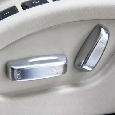 Para Volvo XC60 V60 S60 V40 4 piezas Interruptor de ajuste de asiento Botón Cubierta Borde Foto 1 de 4