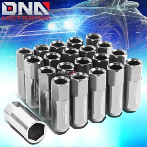 20 PCS SILVER M12X1.5 EXTENDED WHEEL LUG NUTS KEY FOR LEXUS IS250 IS350 GS460 - Picture 1 of 5