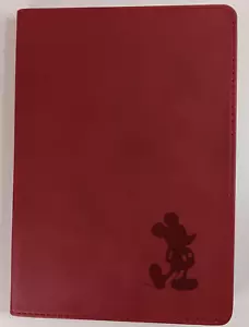 Disney Mickey Mouse Imitación Cuero Diario-Cuaderno (Rojo, 8x5.5 pulgadas) Nuevo - Imagen 1 de 7
