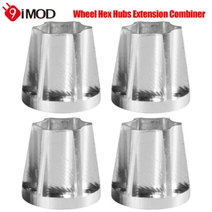 9IMOD 12mm Wheel Hex Hubs Extension Combiner for 1.9 2.2 Wheel Rims SCX10 TRX4