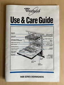 Whirlpool Gebrauchs- und Pflegeanleitung 9400 Serie Geschirrspüler 1992 - Bild 1 von 2