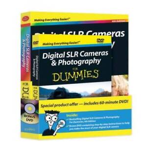 Digital Slr Cameras and Photography For Dummies Book Dvd Bundle - Good