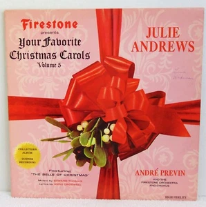Julie Andrews / André Previn - 1966 Your Favorite Christmas Carols, Volume 5 LP - Picture 1 of 5