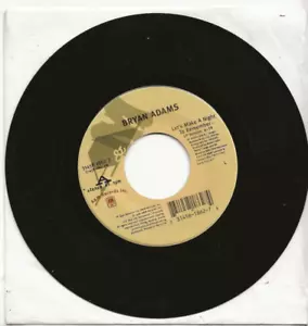 BRYAN ADAMS LET'S MAKE IT A NIGHT TO REMEMBER RARE VINYL USA SINGLE - Picture 1 of 2