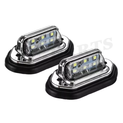 2X Luz Trasera Señal Coche 12V 24V Matrícula Luz LED Accesorios Impermeable Foto 1 de 4