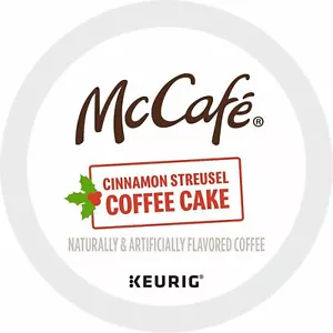 McCafe Cinnamon Streusel Cake Coffee K-Cups, 24/Box - Picture 1 of 1