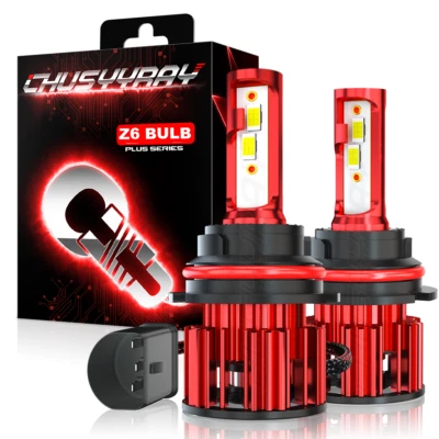 Led Headlight Kit 9007 HB5 6000K White Hi/Low Bulbs fit MERCURY Sable 1992-2005 - Image 1 of 4