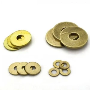 M2-M20 BRASS PLAIN REPAIR WASHERS WASHERS METRIC FLAT WASHERS - Picture 1 of 5