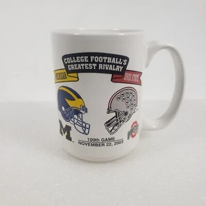 Vintage Michigan Ohio State 2003 100. Spiel größte Rivalität im Fußball Keramiktasse - Bild 1 von 11