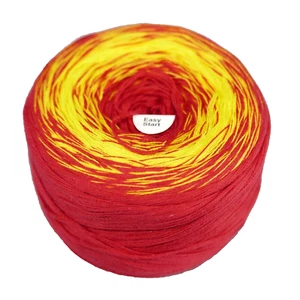 Hobbii Cotton Kings Sultan rot und goldgelb 875yds Fingern/Socke 200g - Bild 1 von 3