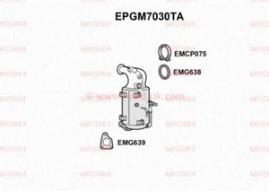 Vauxhall (Opel) Mokka 1.6 2015-2020 Diesel Dieselpartikelfilter Auspuff DPF EURO 5 - Bild 1 von 6
