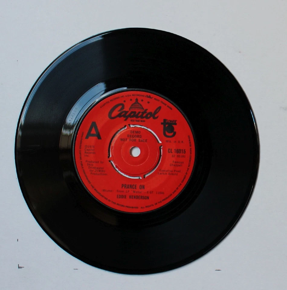 Eddie Henderson Prance On UK 7inch Single 1978 Push-Centre Promo Label Disco - Bild 1 von 1