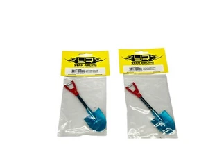 (2) Yeah Racing 1/10 Rock Crawler Accessory Aluminum Shovel W Red Handle #14141 - Picture 1 of 2
