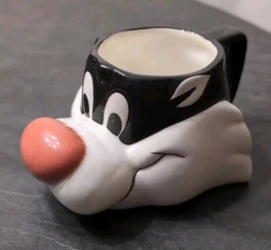 Taza 3D cerámica de colección años 80 Applause Sylvester The Cat Looney Tunes Warner Bros - Imagen 1 de 8