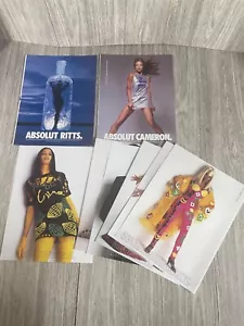 Absolut Vodka Magazine Advertisement Fashion Designers Lot of 12 Ads - Picture 1 of 18