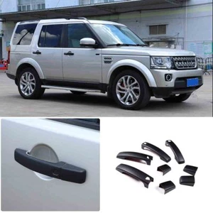 Car Outer Handle Cover For Land Rover Discovery 4 2010-2016 ABS Matte Black - Picture 1 of 10