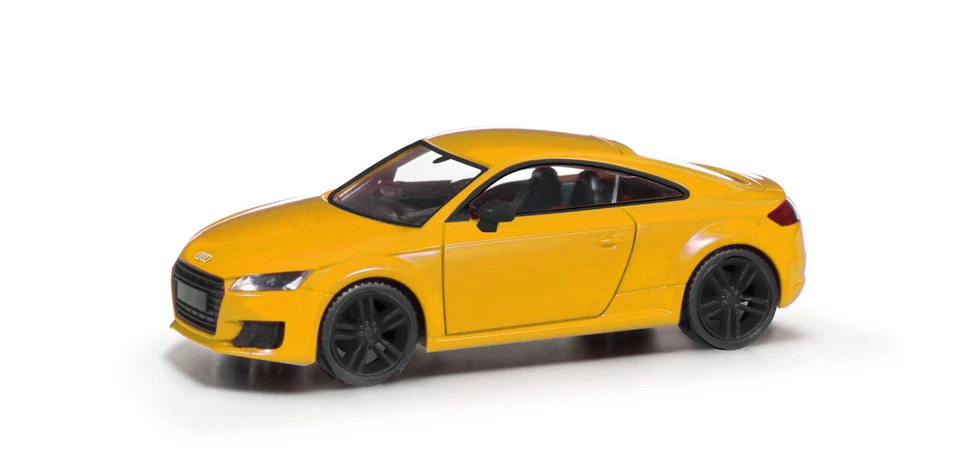 Herpa 028356-002 Audi TT Coupe Vegasgiallo/Nero HO 1:87 NUOVO - Immagine 1 di 1