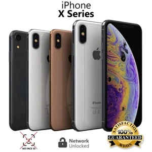 Apple iPhone X | XR | XS | XS Max - 64GB 128GB 256GB - (odblokowany) - BEZ FACE ID - Zdjęcie 1 z 5