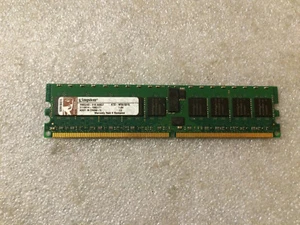 Memoria DDR2 ECC Kingston KTD-WS670/1G 1GB PC2-3200 400MHz CL3 240-Pin - Foto 1 di 1
