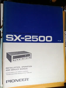 Pioneer SX-2500 Receiver Service Manual Original - Bild 1 von 3