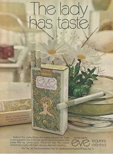 1971 Eve Filter Cigarettes Smoke Pretty vintage Print Ad 70's Advertisement - Picture 1 of 1