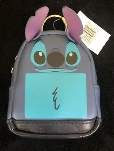 Disney Parks Stitch Geldbörse Mini Rucksack Schlüsselanhänger Neu - Bild 1 von 3