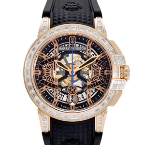 Harry Winston Ocean OCEACH44RR003 schwarz/goldenes Zifferblatt  - Bild 1 von 6