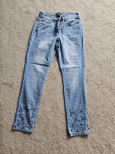 Damenjeans Gr 38 mit Perlen und Strass - Bild 1 von 1