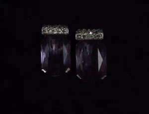 Orecchini vintage Jomaz ametista - Foto 1 di 2